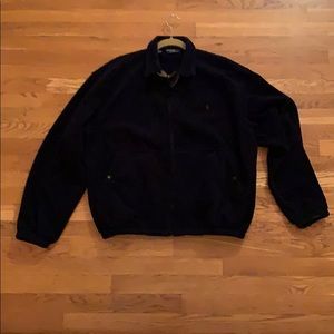 Polo Raplh Lauren Blue Fleece Jacket